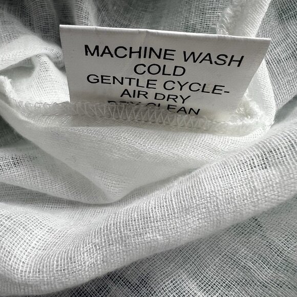 Modaposa Pintuck Sleeveless Cotton Dress Lined Green Floral Resort Size Small - Picture 9 of 11